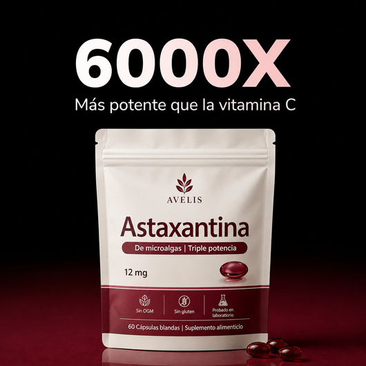Avelis Astaxantina - 12mg Cápsulas blandas