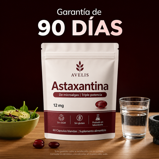Avelis Astaxantina - 12mg Cápsulas blandas